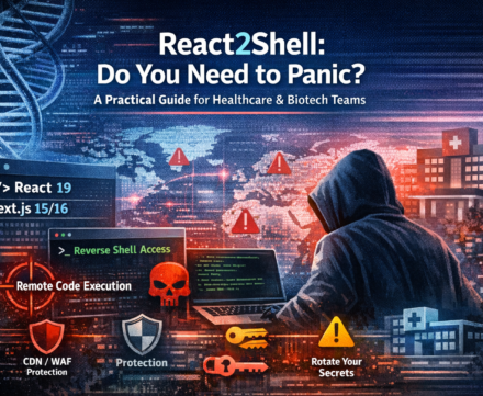 React2Shell: Do You Need to Panic? A Practical Guide for Healthcare & Biotech Teams